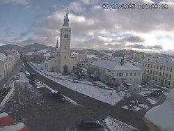 Náměstí, koste sv. Markéty