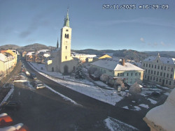 Náměstí, koste sv. Markéty