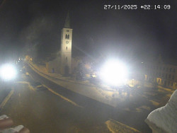 Náměstí, koste sv. Markéty