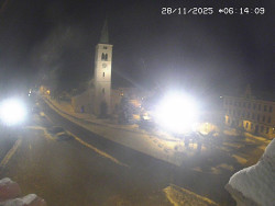 Náměstí, koste sv. Markéty