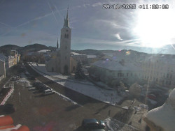 Náměstí, koste sv. Markéty