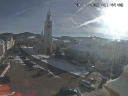 Náměstí, koste sv. Markéty