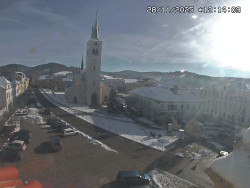 Náměstí, koste sv. Markéty