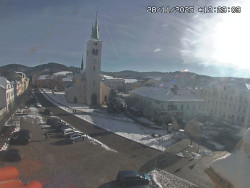 Náměstí, koste sv. Markéty