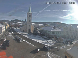 Náměstí, koste sv. Markéty