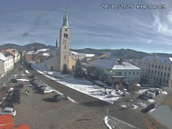 Náměstí, koste sv. Markéty