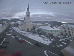 Náměstí, koste sv. Markéty