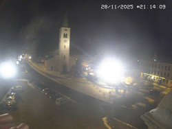 Náměstí, koste sv. Markéty