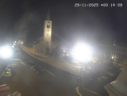 Náměstí, koste sv. Markéty