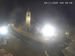 Náměstí, koste sv. Markéty