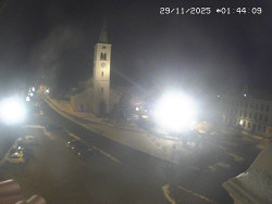 Náměstí, koste sv. Markéty