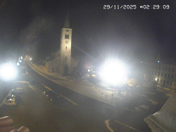 Náměstí, koste sv. Markéty