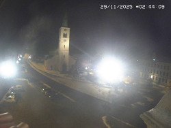 Náměstí, koste sv. Markéty