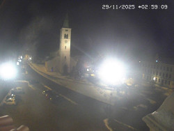 Náměstí, koste sv. Markéty