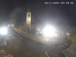 Náměstí, koste sv. Markéty