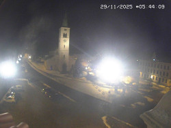 Náměstí, koste sv. Markéty