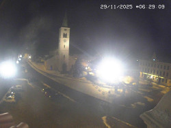 Náměstí, koste sv. Markéty