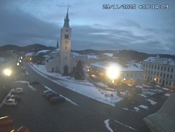 Náměstí, koste sv. Markéty