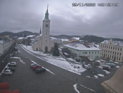 Náměstí, koste sv. Markéty