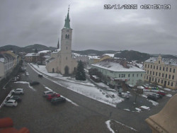 Náměstí, koste sv. Markéty