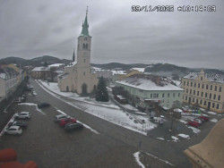 Náměstí, koste sv. Markéty