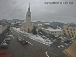 Náměstí, koste sv. Markéty