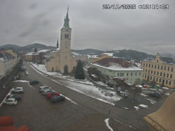 Náměstí, koste sv. Markéty