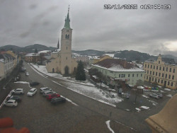 Náměstí, koste sv. Markéty