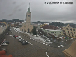 Náměstí, koste sv. Markéty