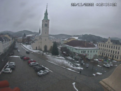 Náměstí, koste sv. Markéty