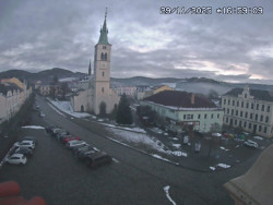 Náměstí, koste sv. Markéty