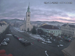 Náměstí, koste sv. Markéty