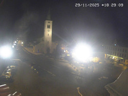 Náměstí, koste sv. Markéty