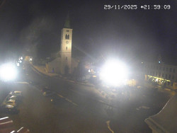 Náměstí, koste sv. Markéty