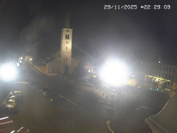 Náměstí, koste sv. Markéty