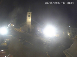 Náměstí, koste sv. Markéty