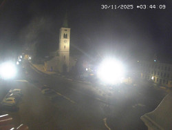 Náměstí, koste sv. Markéty