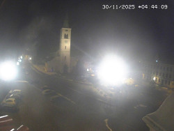 Náměstí, koste sv. Markéty