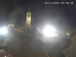 Náměstí, koste sv. Markéty