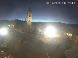 Náměstí, koste sv. Markéty