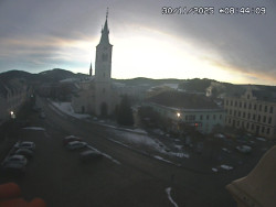 Náměstí, koste sv. Markéty