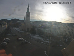 Náměstí, koste sv. Markéty