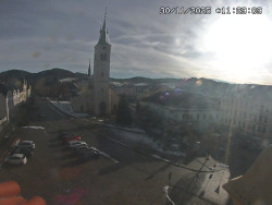 Náměstí, koste sv. Markéty