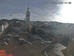 Náměstí, koste sv. Markéty