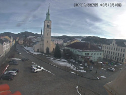 Náměstí, koste sv. Markéty