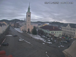 Náměstí, koste sv. Markéty