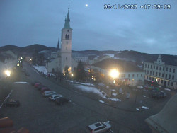 Náměstí, koste sv. Markéty