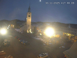 Náměstí, koste sv. Markéty