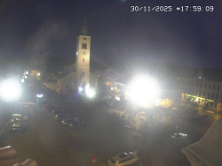 Náměstí, koste sv. Markéty