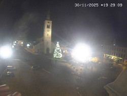 Náměstí, koste sv. Markéty